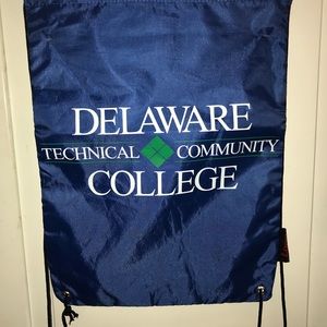 Delaware technical community college BackSack NWT